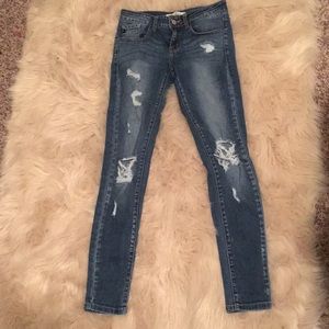 KanCan Distressed Skinny Jeans